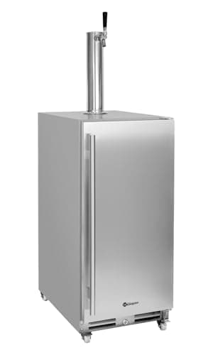Kegco 15-in Outdoor Built-In Stainless Kegerator