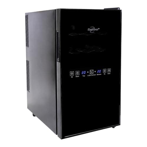 Koolatron 18-Bottle Dual-Zone Thermoelectric Wine Cooler