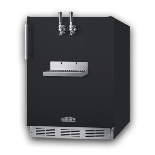 Summit 24-in Undercounter Dual-Tap Kegerator (ADA, no-drill)