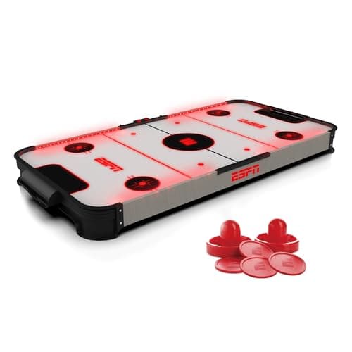 ESPN 50-in Jumbo Air Hockey Table with LED Scoring