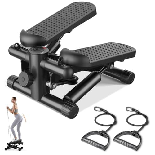 Sweetcrispy Mini Stair Stepper with Resistance Bands