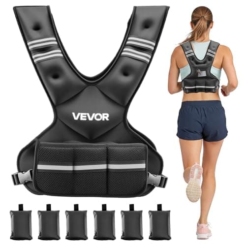 VEVOR Adjustable Weighted Vest (11-20 lb)