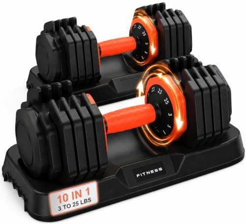 FEIERDUN Adjustable Dumbbells (110 lb set)
