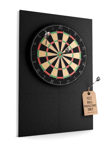 Fluxynara Felt Dartboard Wall Protector (35.4 x 23.6 in)