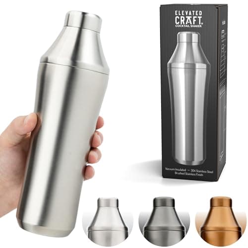 Elevated Craft Hybrid Cocktail Shaker (28 oz, vacuum-insulated)