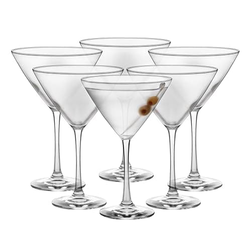 Libbey Vina Triangular Martini Glasses (set of 6)