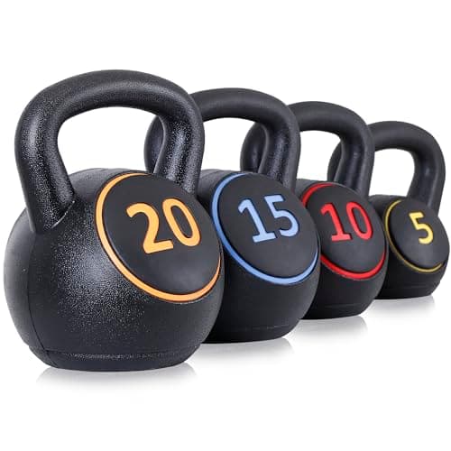 F2C 4-Piece Kettlebell Set (5 / 10 / 15 / 20 lb)