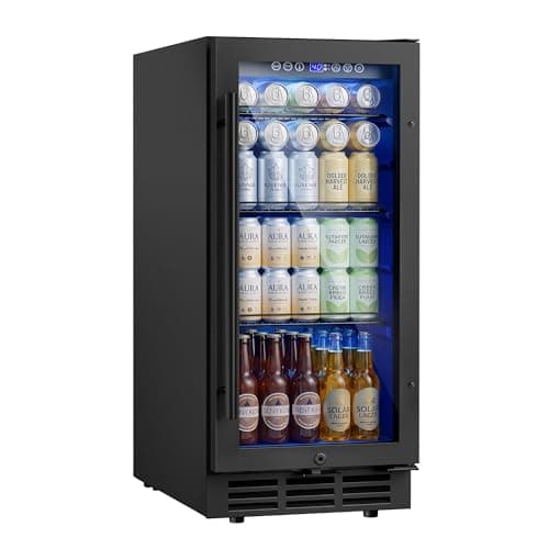 ICEVIVAL 15-in Undercounter Beverage Refrigerator (130 Can)