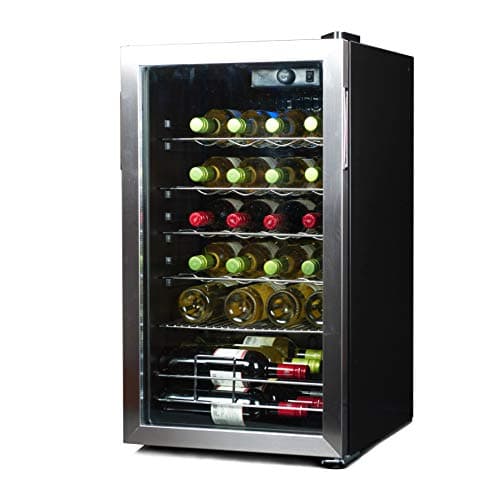 BLACK+DECKER 26-Bottle Compressor Wine Fridge