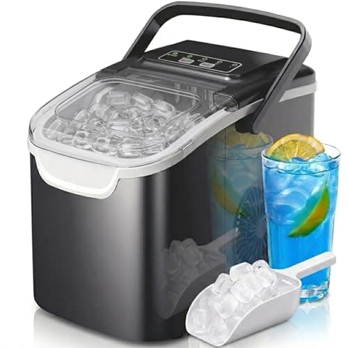 Crzoe Countertop Ice Maker (26 lb/24h)