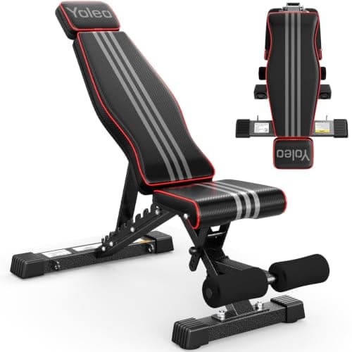 YOLEO Adjustable Weight Bench (827 lb)
