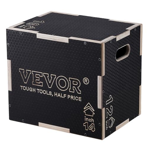 VEVOR 3-in-1 Wooden Plyo Box
