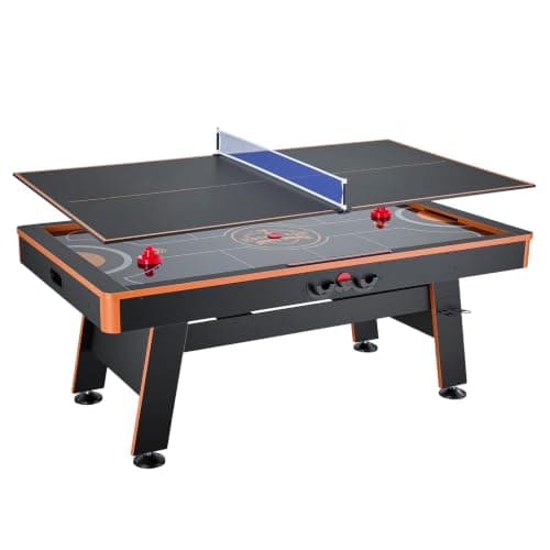 VEVOR 80-in 2-in-1 Air Hockey & Ping Pong Table