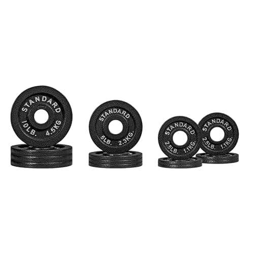 CAP 75 lb Olympic Cast Iron Plate Set