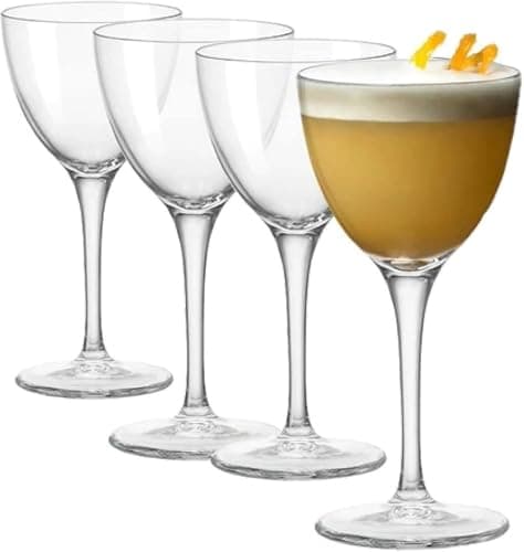 Bormioli Rocco Novecento Nick & Nora Glasses, 5.25 oz (set of 4)