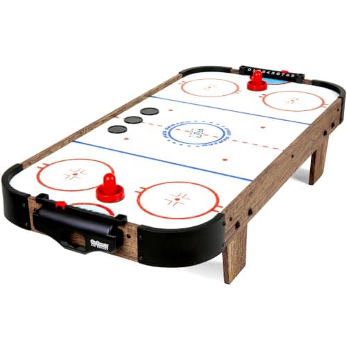 GoSports 40-in Tabletop Air Hockey Game (Oak)