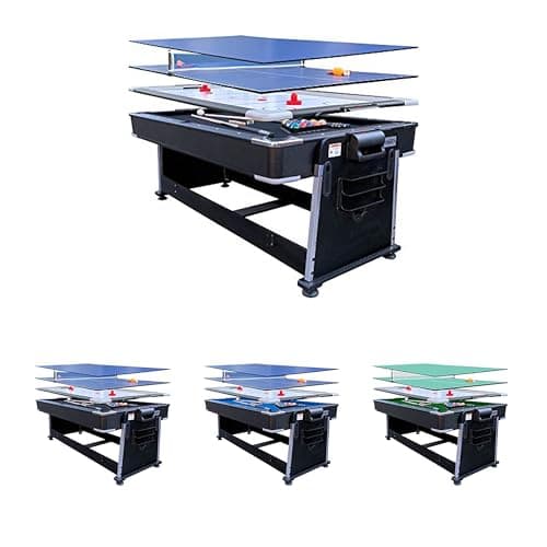 RACK Triad 7 ft 3-in-1 Multi-Game Swivel Table
