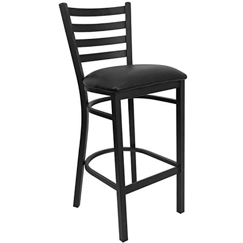 Flash Furniture Hercules Ladder-Back Commercial Metal Barstool