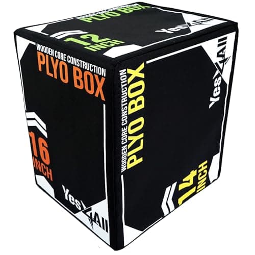 Yes4All 3-in-1 Soft-Padded Plyo Box