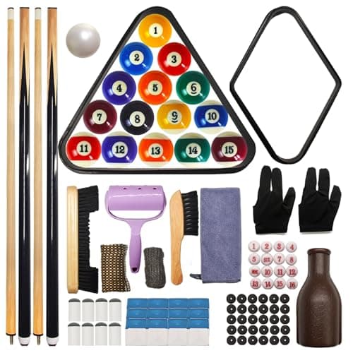 NIANRONGHUA 95-Piece Pool Table Accessory Set
