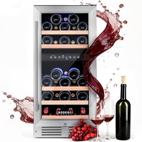 BODEGA 15-in 30-Bottle Dual-Zone Wine Fridge