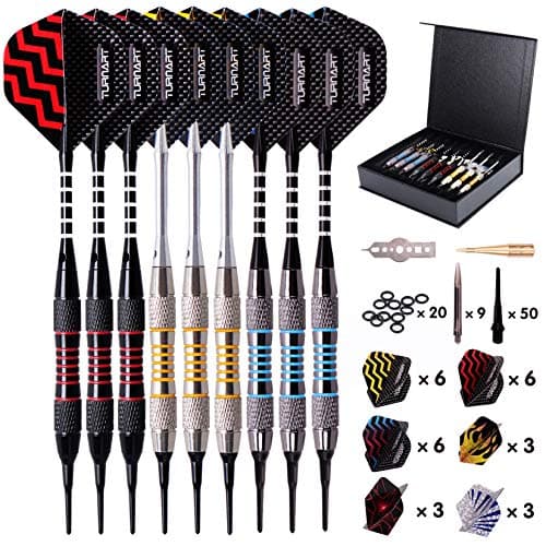 Turnart Soft-Tip Darts (18 g, 9-pack)