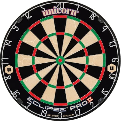 Unicorn Eclipse Pro 2 Bristle Dartboard with Cabinet