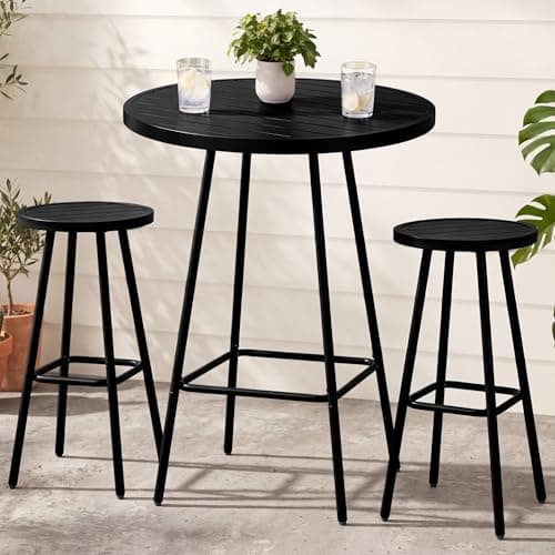Best Choice Products 3-Piece Bar-Height Bistro Set
