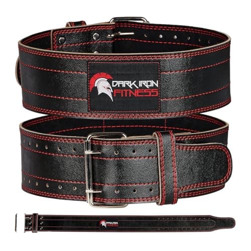 Dark Iron Fitness Leather Lifting Belt (4")