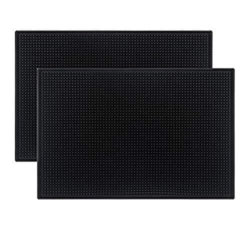 Tebery Rubber Bar Mat (18 x 12 in, 2-pack)