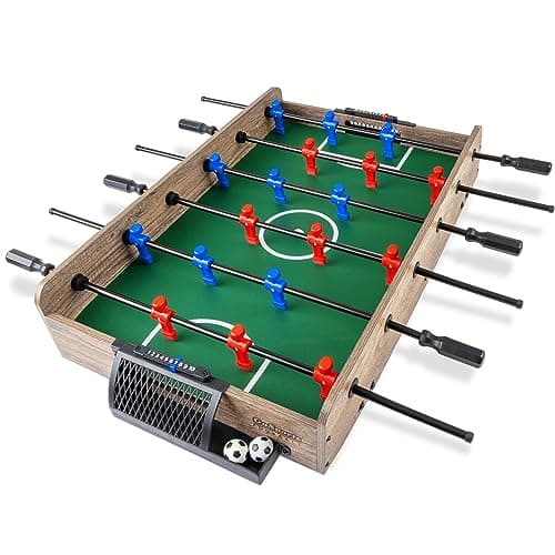 GoSports 32-in Tabletop Foosball Game Set (Oak)