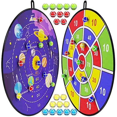 BooTaa 29-in Sticky-Ball Dart Board Game Set (2-pack, 20 balls)