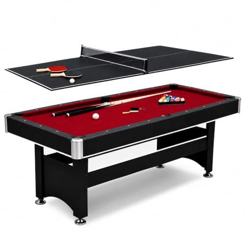 Hathaway Spartan 7 ft Pool Table & Ping Pong Top Combo